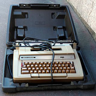 Last day of August A typewriter